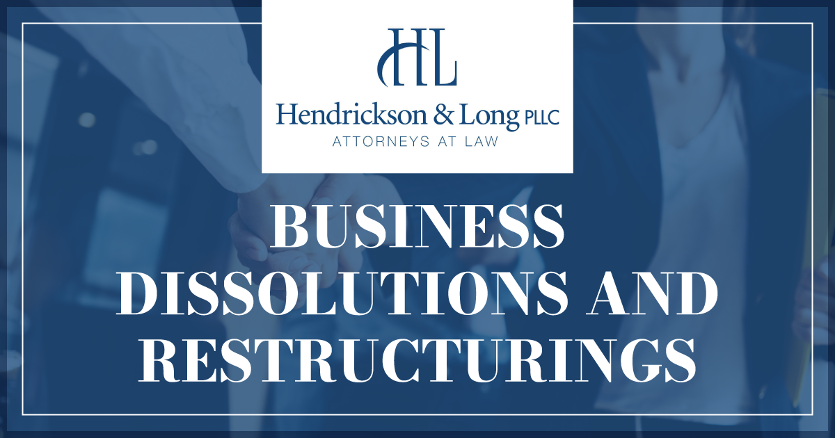 Business Dissolutions and Restructurings in West Virginia